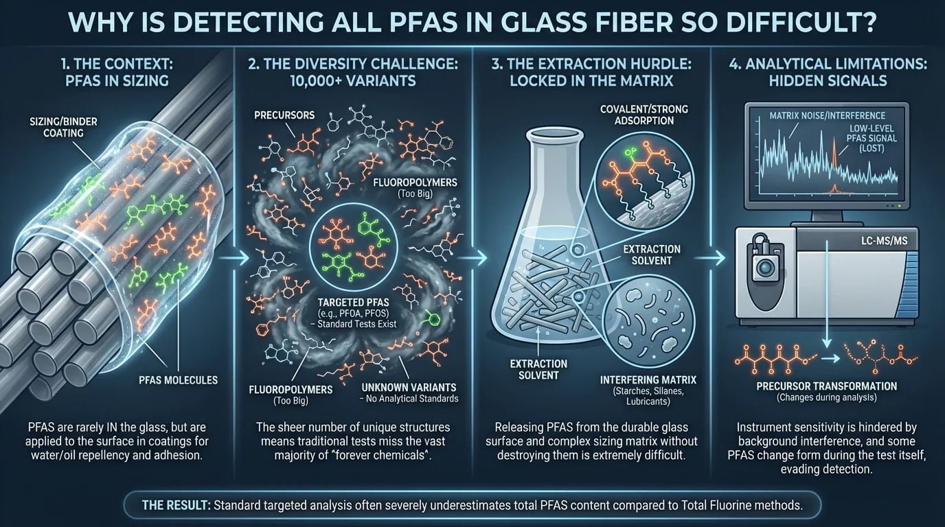 Why is Detecting All PFAS in Glass Fiber So Difficult?.