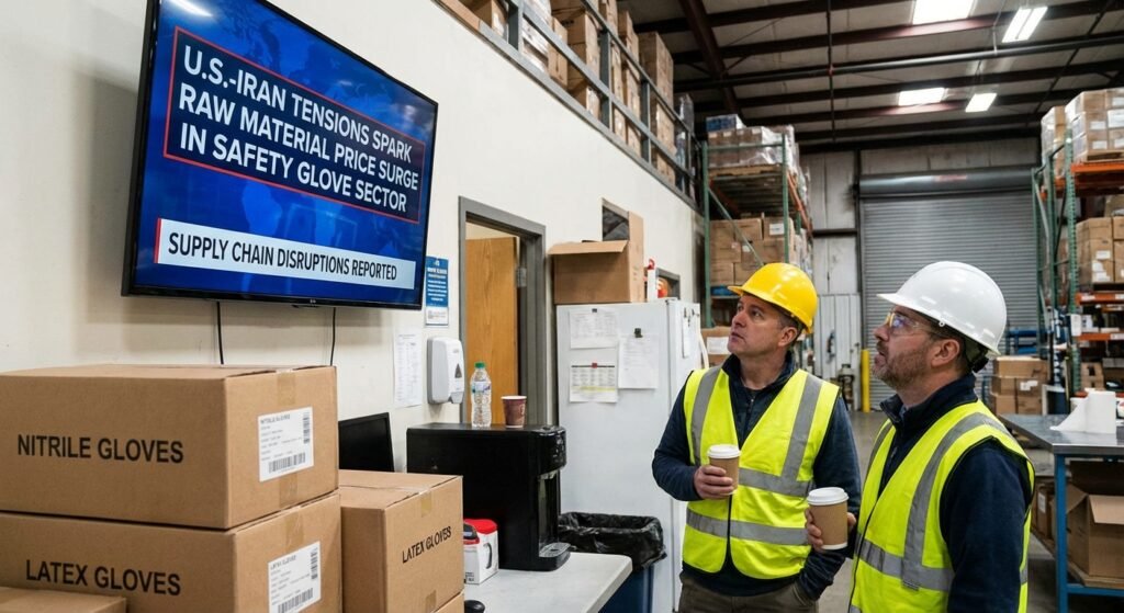 The U.S.-Iran conflict has led to a sharp rise in raw material prices in the safety glove industry