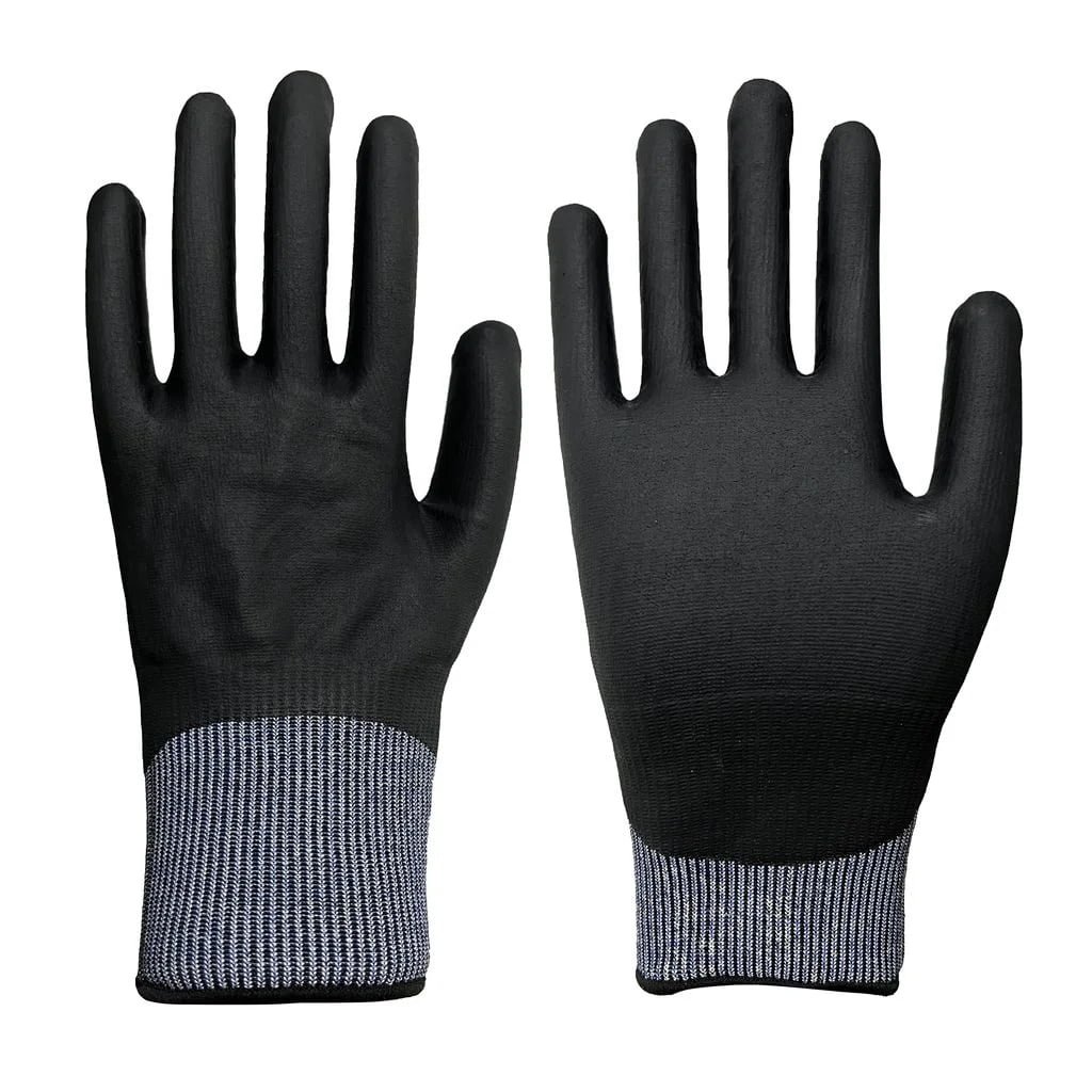 18-gauge A9 touchscreen ultra-fine foam fully-dipped work gloves