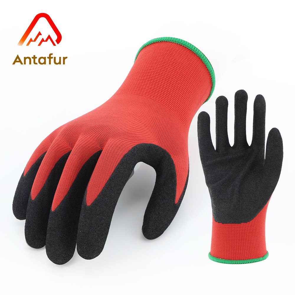 13G polyester work gloves with a sandy nitrile coating | NSA3101