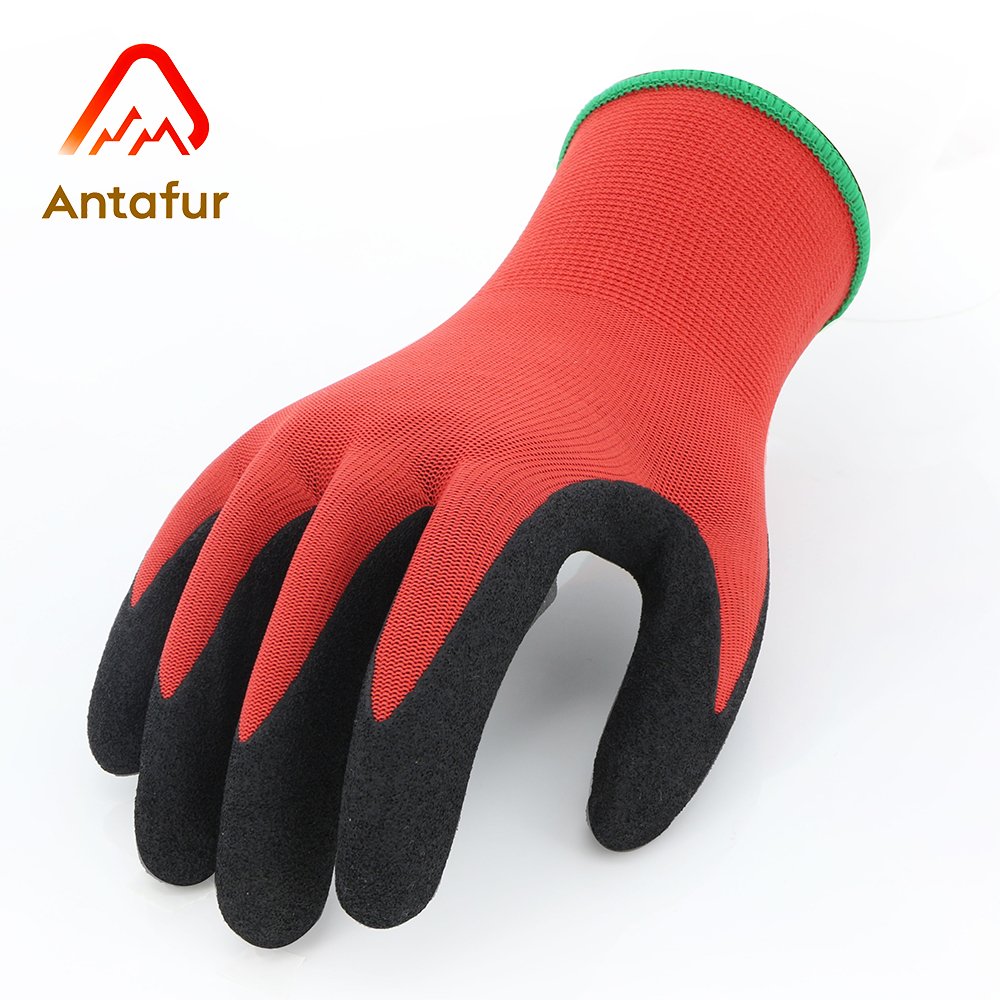 13G polyester work gloves with a sandy nitrile coating | NSA3101