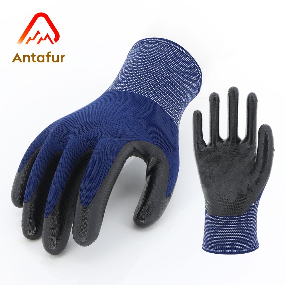 High-Abrasion Smooth Nitrile Coated Work Gloves | NSM3101