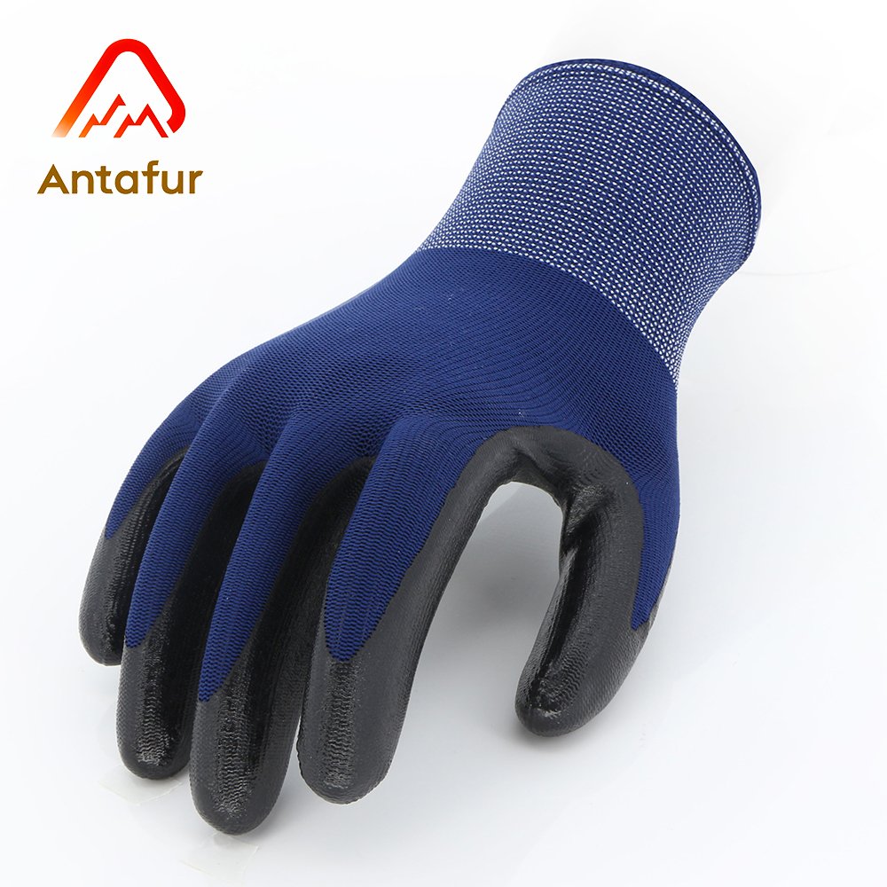 High-Abrasion Smooth Nitrile Coated Work Gloves | NSM3101