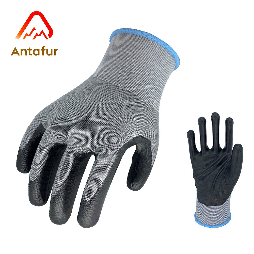 Ultra-Thin 21G ANSI A4 Cut Resistant Work Gloves | PU1401C