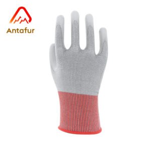 ANSI A5 Cut Resistant Gloves 21G Ultra-Thin PU Coated Work Glove | PU1502C