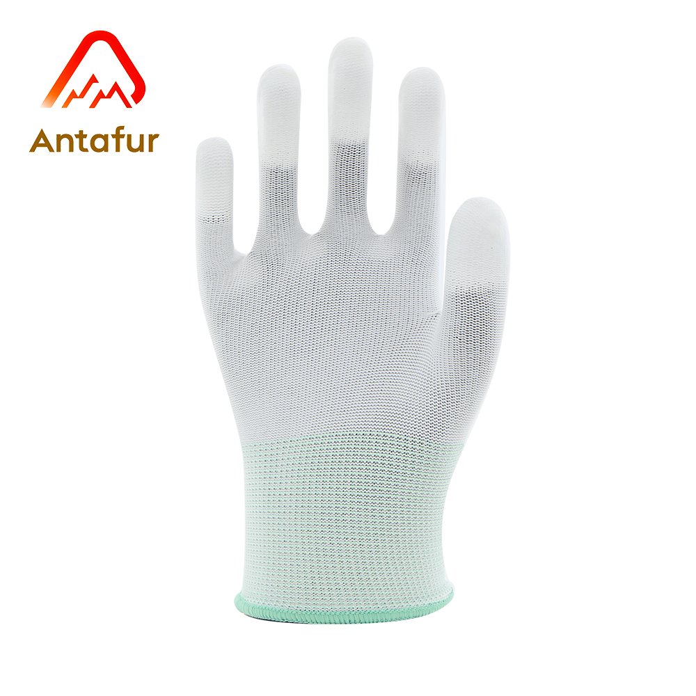 13G Nylon PU Finger Coated Precision Work Gloves |PU3103