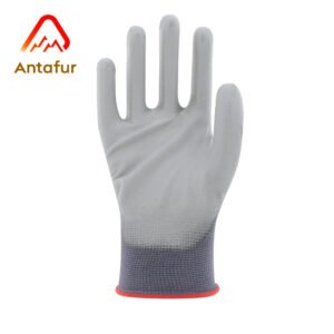 13G Nylon/Carbon PU Coated ESD Safe Anti-Static Work Gloves | PU3105