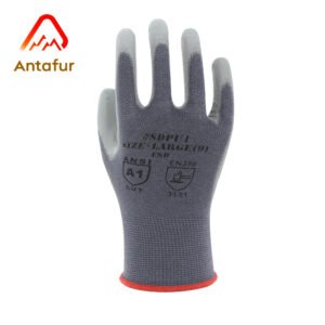 13G Nylon/Carbon PU Coated ESD Safe Anti-Static Work Gloves | PU3105