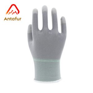 13 gauge anti-static PU finger coated gloves | PU3106