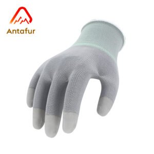 13 gauge anti-static PU finger coated gloves | PU3106