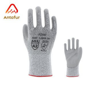 ANSI A2 Cut Resistant PU Coated Work Gloves | PU3200