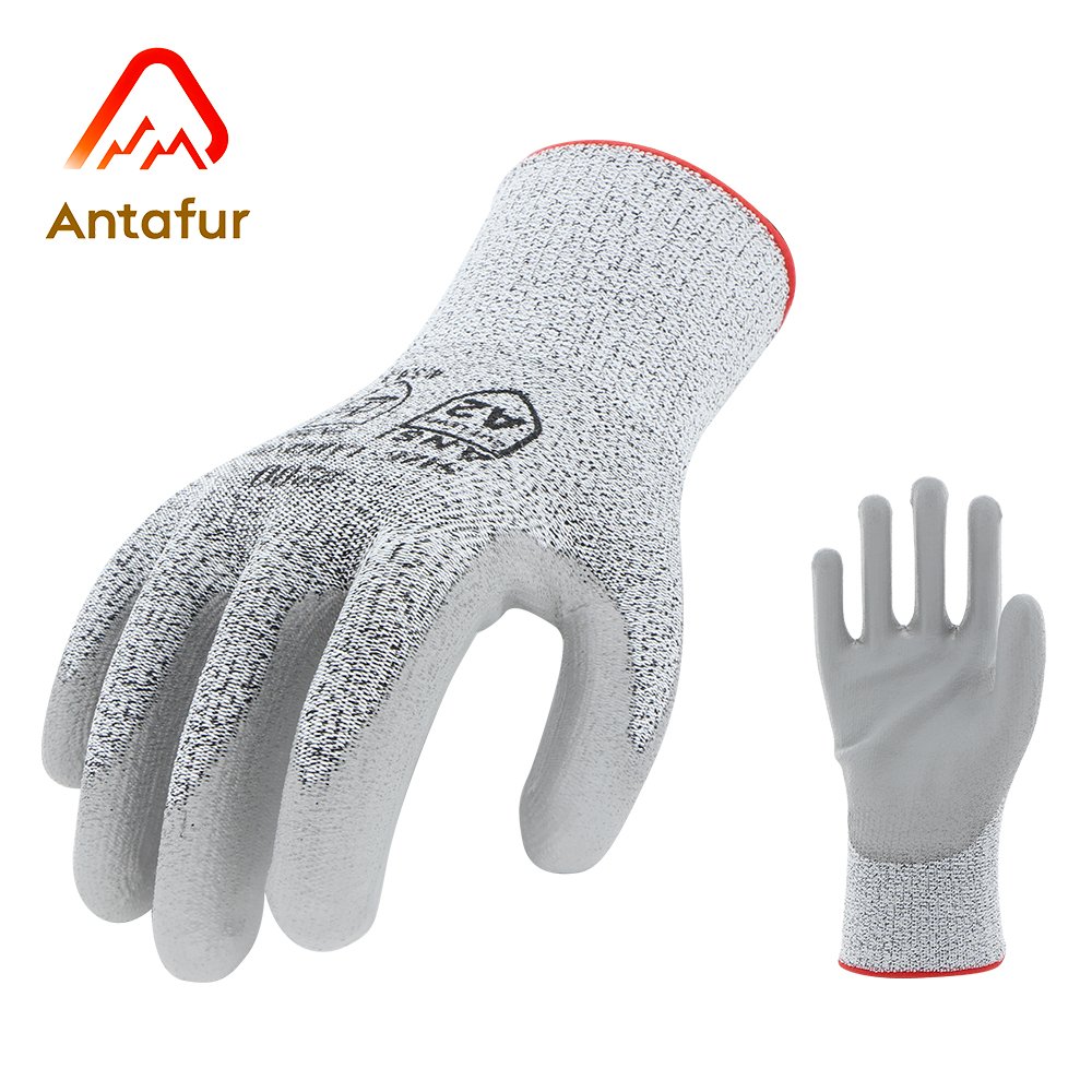 ANSI A2 Cut Resistant PU Coated Work Gloves | PU3200