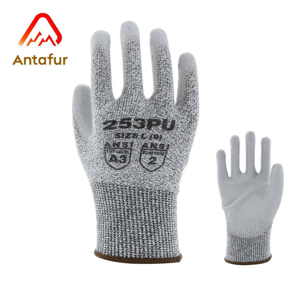 High-Dexterity Cut Level C / ANSI A3 PU Coated Work Gloves | PU3301