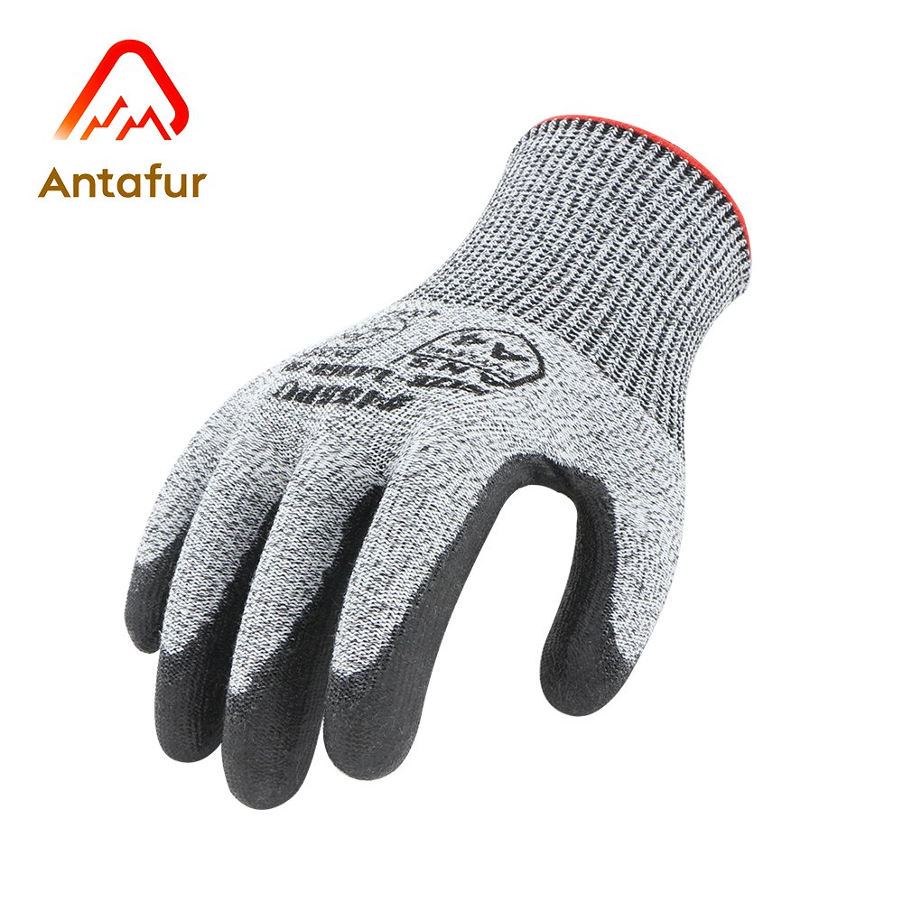 ANSI A4 / EN388 Level E Cut Resistant PU Coated Work Gloves with Touchscreen |PU3400C