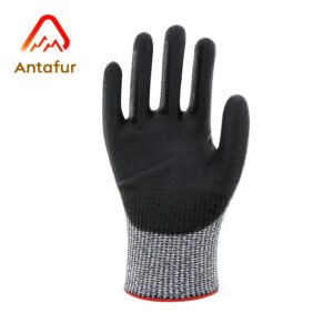 ANSI A4 / EN388 Level E Cut Resistant PU Coated Work Gloves with Touchscreen |PU3400C
