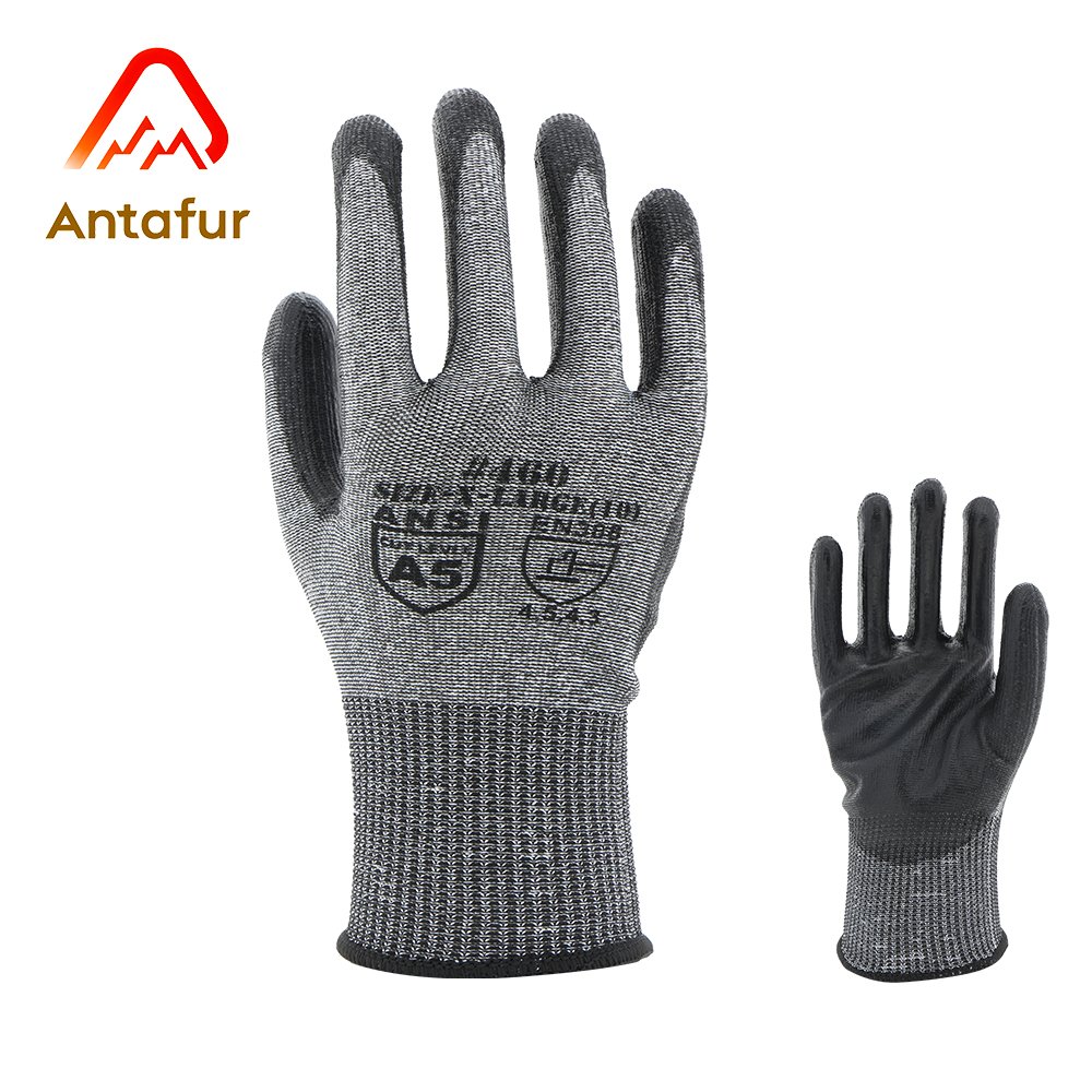 ANSI A5 Cut-Resistant Work Gloves with Touchscreen Capability | PU3500C