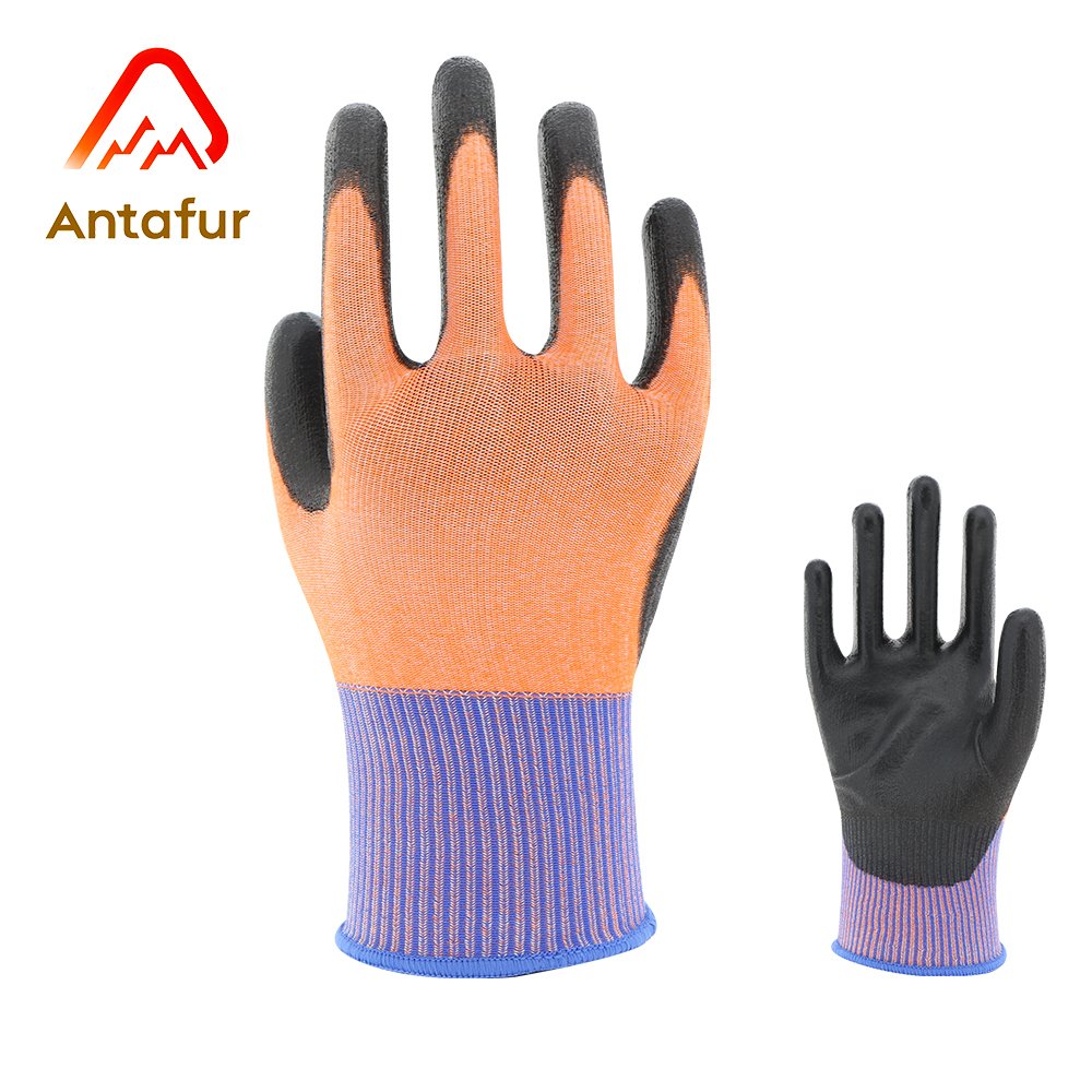 15 G ANSI A2 Cut Resistant PU Coated Work Gloves | PU5200