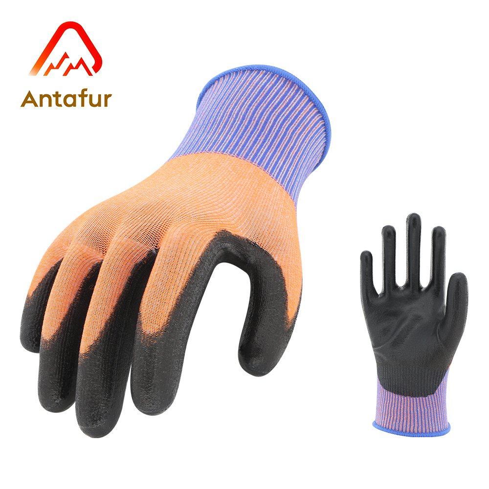 15 G ANSI A2 Cut Resistant PU Coated Work Gloves | PU5200
