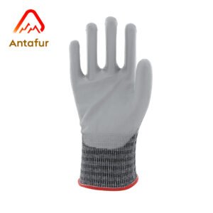 18G HPPE/Steel ANSI A4 Cut Resistant PU Coated Work Gloves | PU8400C