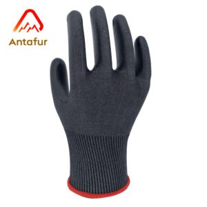 18G HPPE ANSI A4 Cut-Resistant PU Coated Work Gloves | PU8401F