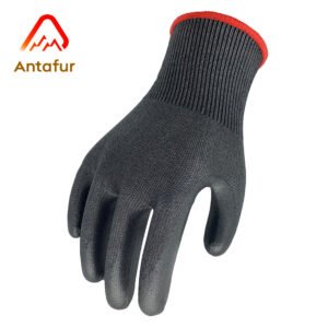 18G HPPE ANSI A4 Cut-Resistant PU Coated Work Gloves | PU8401F