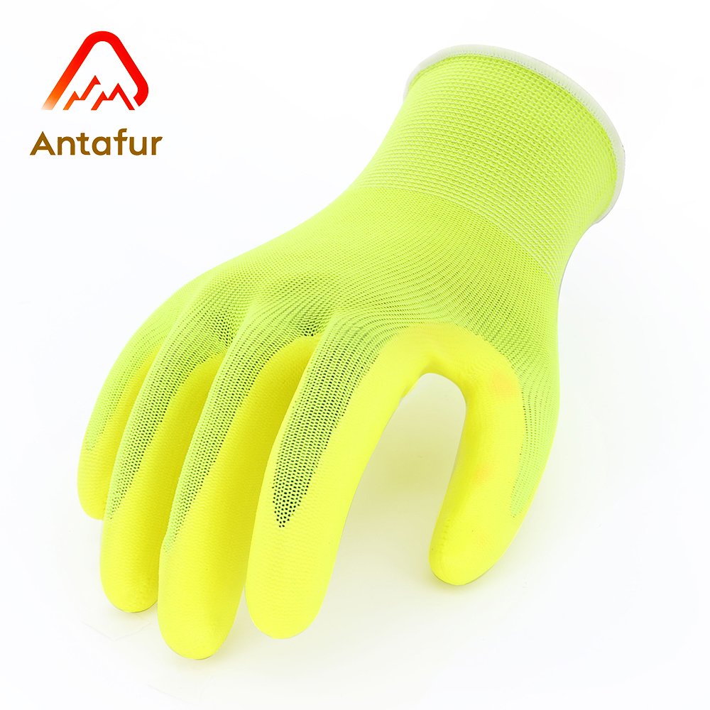 Hi-Vis Foam Nitrile General Duty Work Gloves | NFG3001