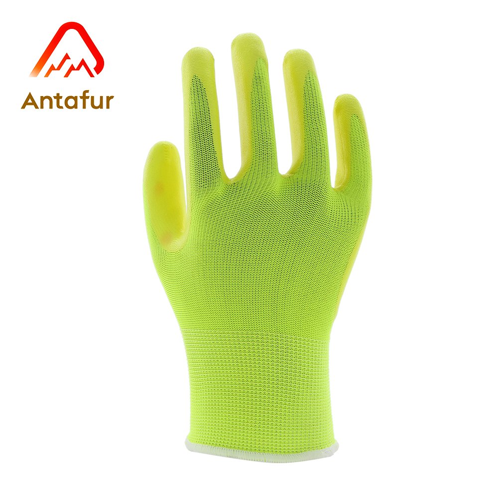 Hi-Vis Foam Nitrile General Duty Work Gloves | NFG3001