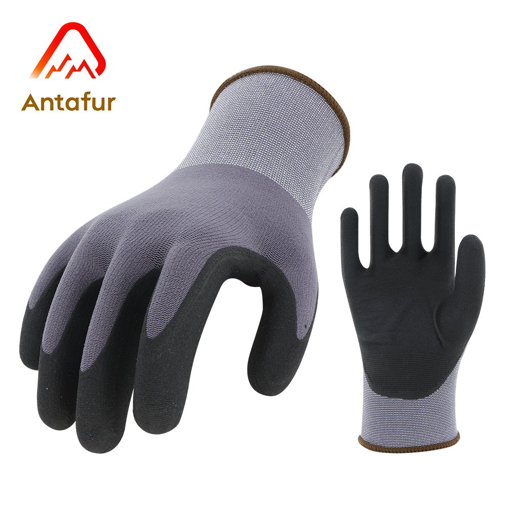 15G Washed Micro-Foam Nitrile Work Gloves | NFW5001