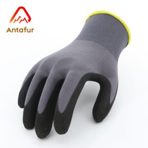 High-Dexterity Sandy Nitrile Dotted Work Gloves | NSA5103