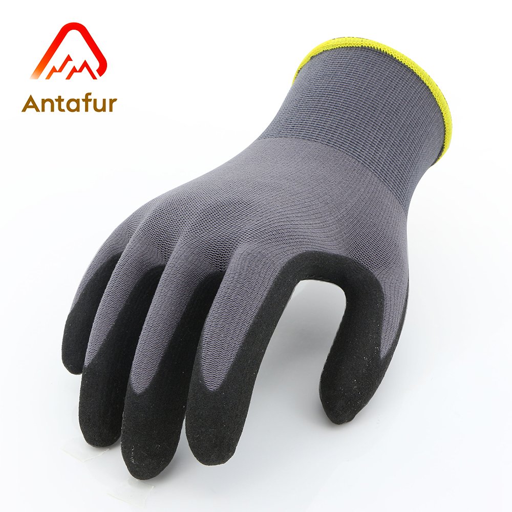 High-Dexterity Sandy Nitrile Dotted Work Gloves | NSA5103